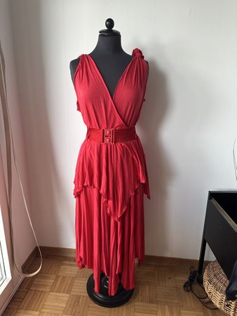 Damen Sommerkleid rot Grösse M guter Zustand