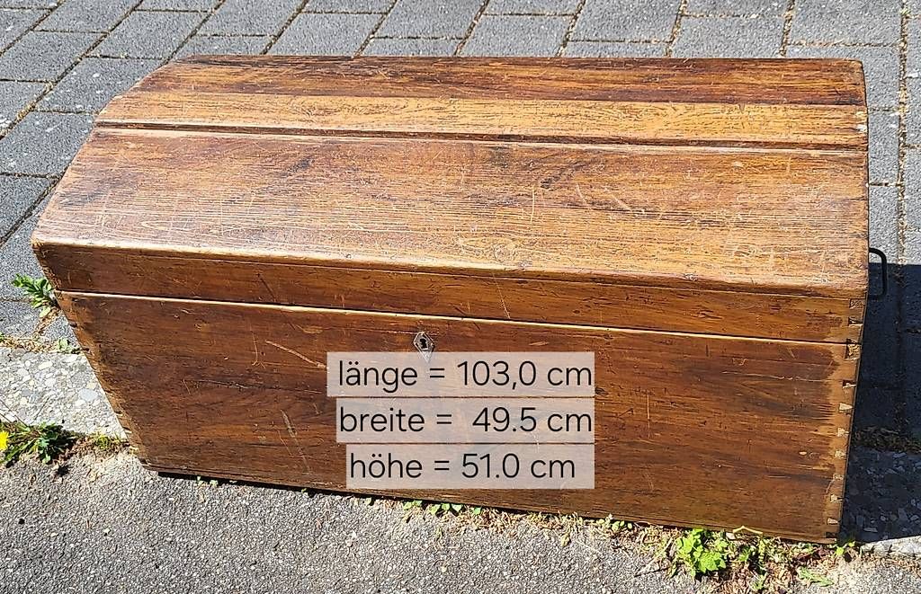 Coffres: Holz Truhe original Vintage  – D'occasion à Biberist par BosshardtG 2