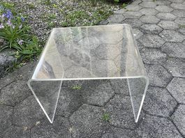 Vintage 1970er Jahre Space Age Plexiglas Acryl- Tisch