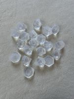 20 Stück Eiswürfel transparent Diamanten Form