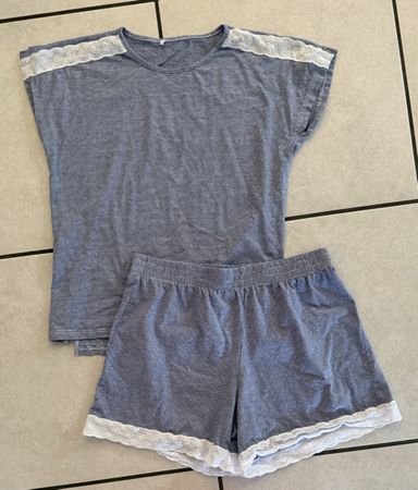 Pyjama kurz yamamay grau Grösse M guter Zustand