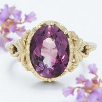 Sale! Vintage Amethyst-Ring 14k  585 Gold