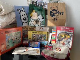 Lot divers articles de l’univers de Tintin 