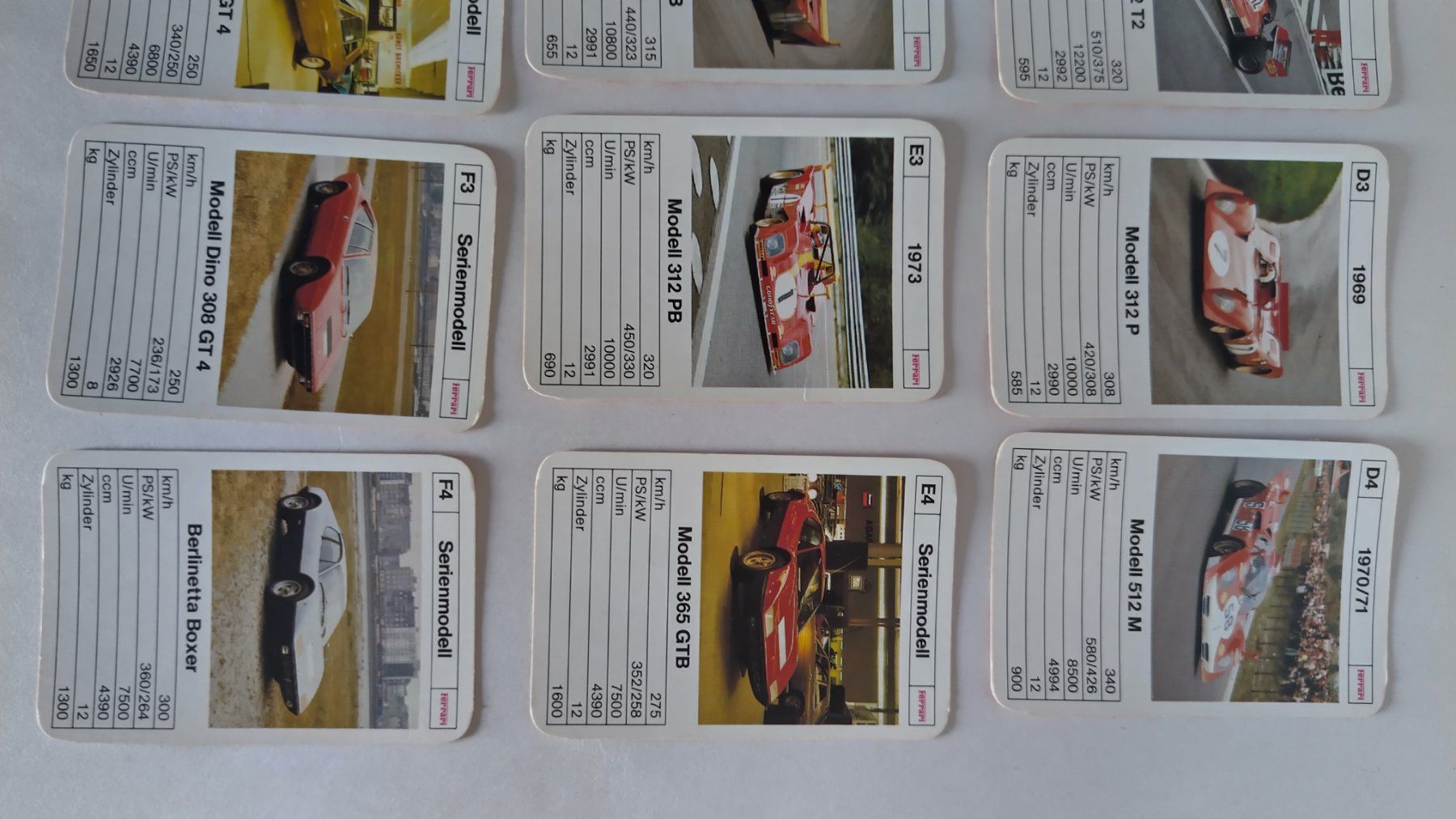 Giochi: Auto Quartett / Maxi Mini /  Ferrari / 24 Karten ab Fr. 4.- – Usato da Bellach venduto da JingleJerry 4