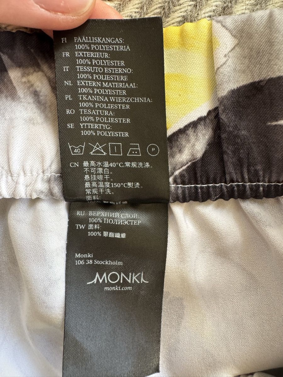 Monki Pantaloni: Monki Florale 7/8-Hose – Usato da Basel venduto da rut_5mx2 5
