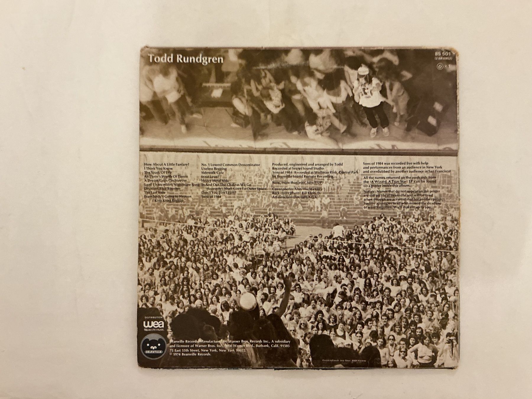 Dischi in vinile: Todd Rundgren 2-LP - Todd (VG+) – Usato da Winterthur venduto da Tumko-Vinyl 1