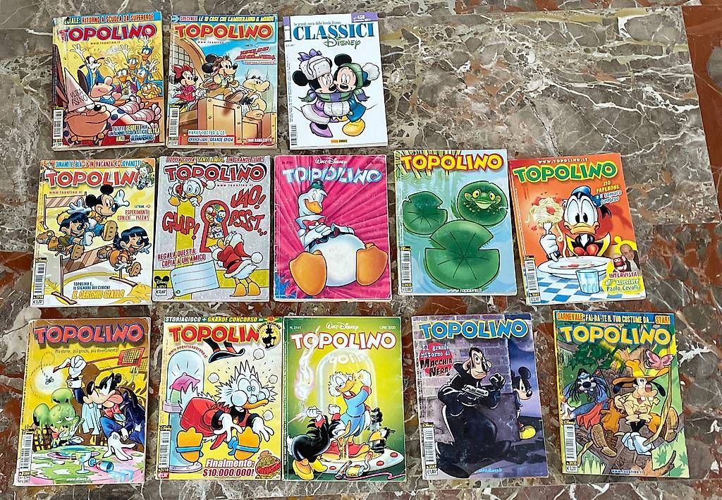 Fumetti: Topolini – Usato da Arzo venduto da ema.zac
