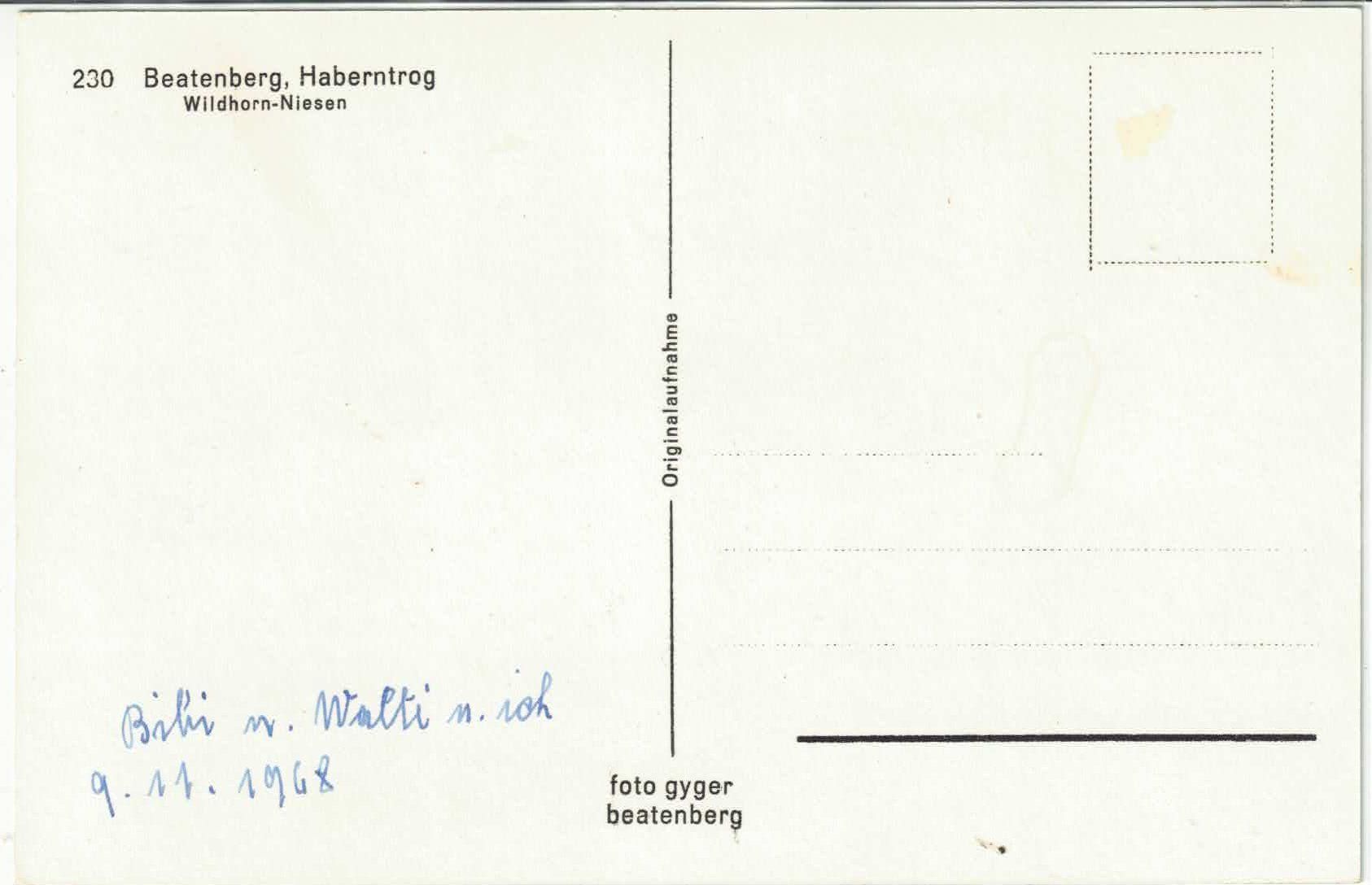 Cartes postales: Beatenberg - Haberntrog – D'occasion à Ettingen par Kartenplanet 1
