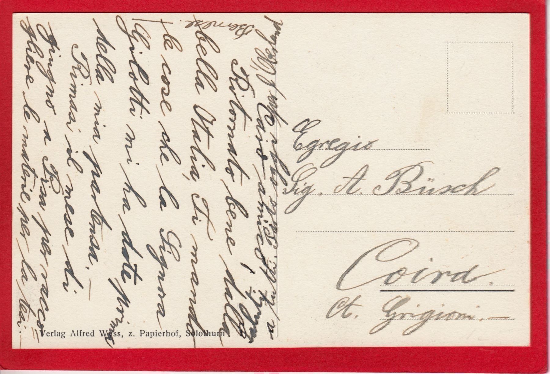 Cartoline postali: SOLOTHURN GESAMTANSICHT – Usato da Grüningen venduto da Kartenlaube 1