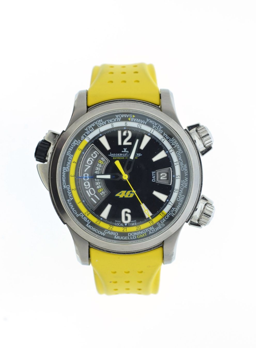 Jaeger-Lecoultre Orologi: Jaeger-Lecoultre Master Compressor Extreme W-Alarm Valentino – Usato da Lausanne venduto da TimeWorld