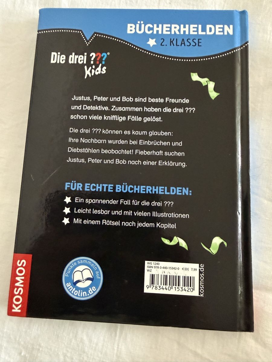 Bücher: Die 3 Fragezeichen Kids Räuberjagd   – Gebraucht aus Amriswil von ALETAL 1
