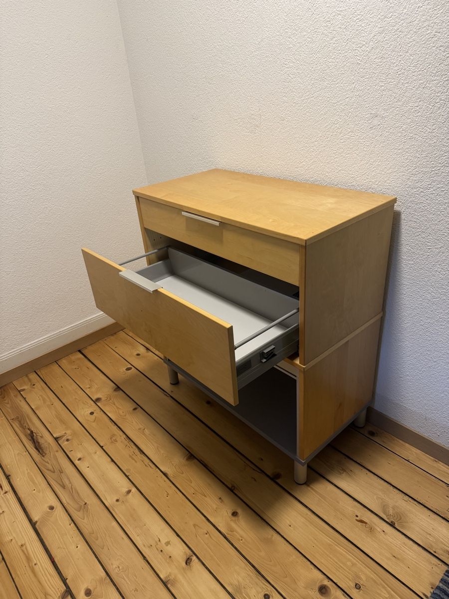Ikea Cassettiere: Büromöbel Kommode Holz mit Rollladenfront gebraucht – Usato da Zürich venduto da sheepdog82 3