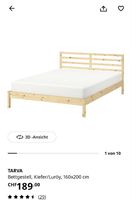 Ikea Tarva Bettgestell, kaum gebraucht