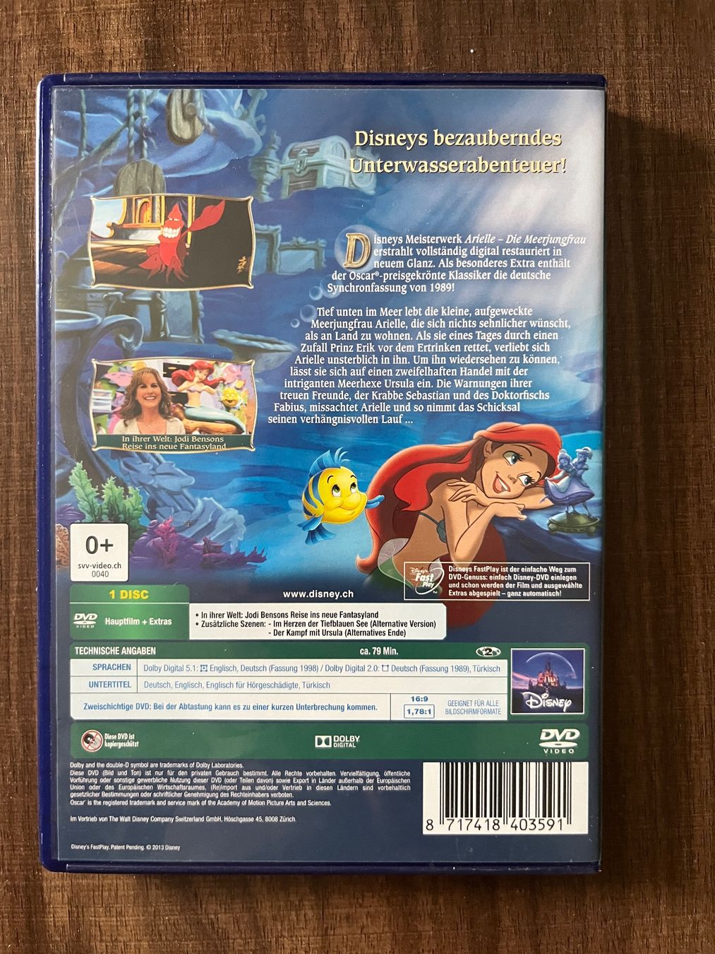 Tutti i DVDs: Disney: Arielle, komplette Trilogie DVD – Nuovo (secondo la descrizione) da Sierre venduto da black.box 1