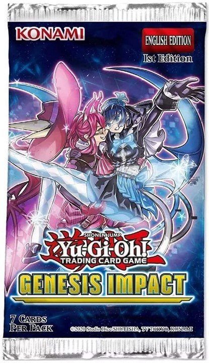Yugioh Carte collezionabili: Yu-Gi-Oh! Genesis Impact Booster Pack EN – Nuovo e nell'imballaggio originale da Basel venduto da LegacyLink