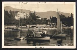AK La Tour /Vevey, Pensionnat Bon Rivage