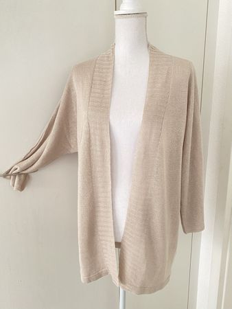 Strickjacke von NILE, XS/S. Jacke Cardigan Neu! Leinen, Hanf