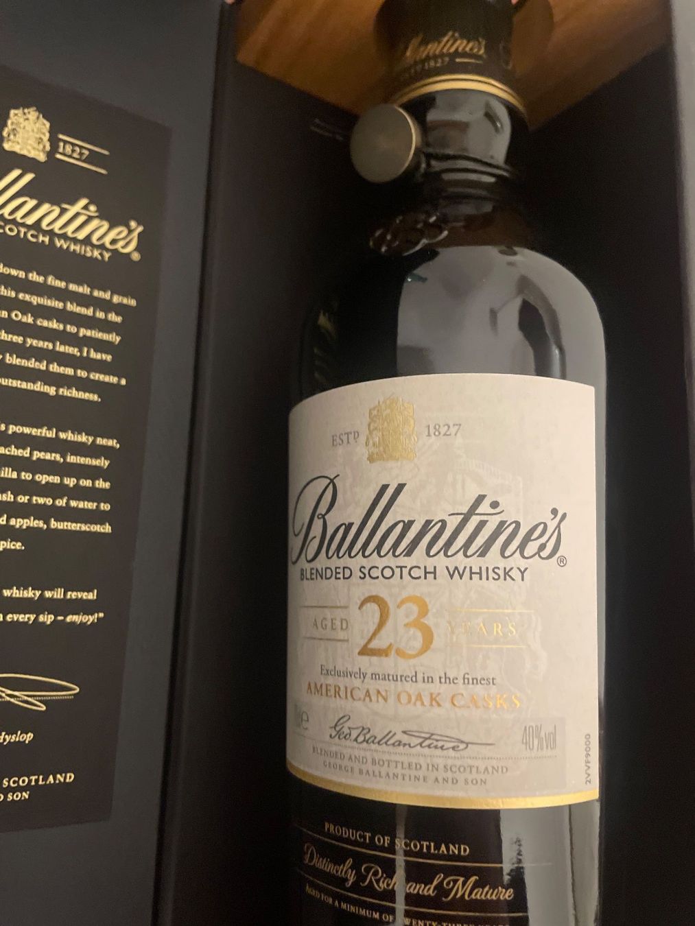 Ballantines Spirituosen: Ballantines 23 Year Old Scotch Whisky – Gebraucht aus Embrach von xenovolcano 1