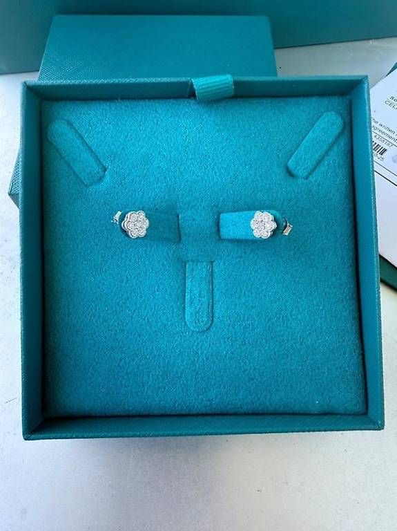 Orecchini pendenti & Orecchini a lobo: Silber 925 Ohrringe mit Diamanten – Nuovo e nell'imballaggio originale da Buchrain venduto da KingQueen12. 2