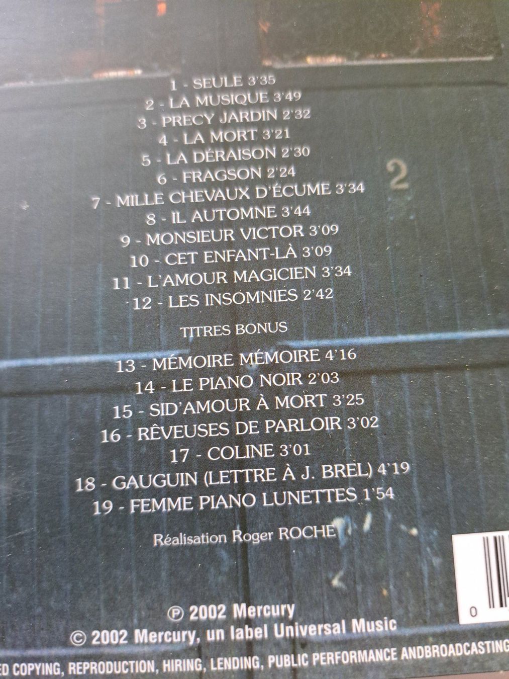 CDs: Cd Barbara - Seule  – Gebraucht aus Pully von bro_n52j 2