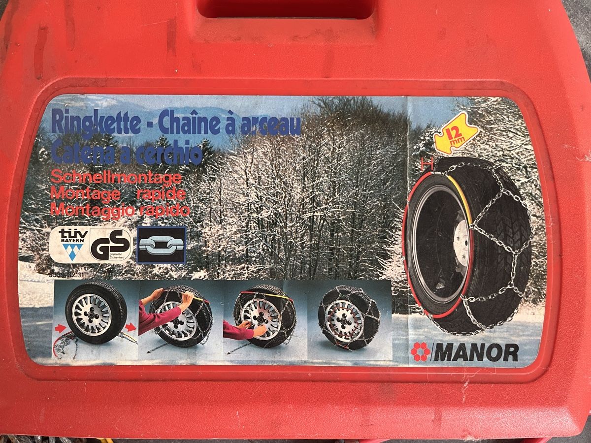 Schneeketten: Schneeketten der Marke MANOR, – Gebraucht aus Dottikon von Mesut15 1