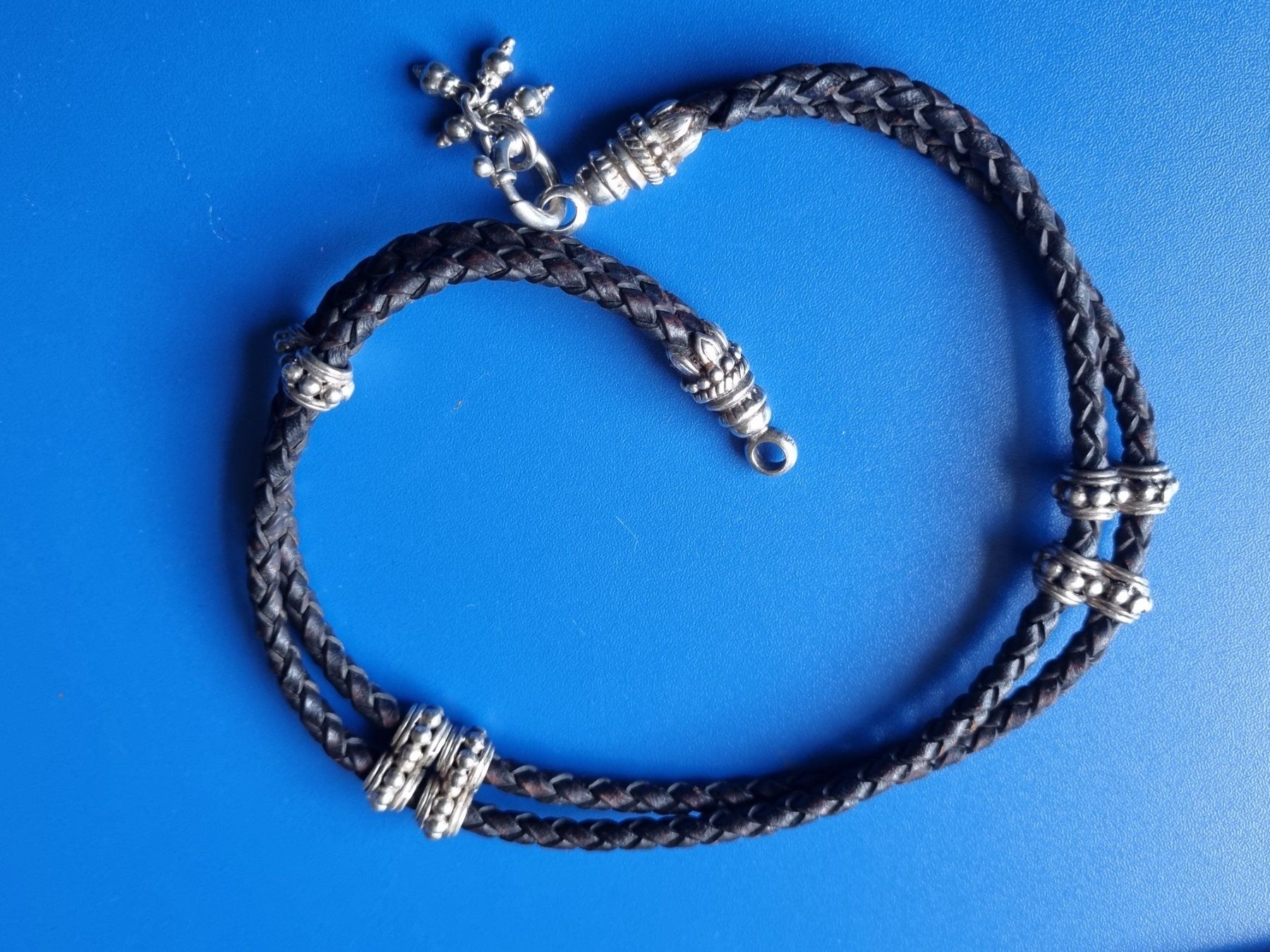 Catenine: Halskette Leder 925 Silber – Usato da Schaffhausen venduto da Leveron13