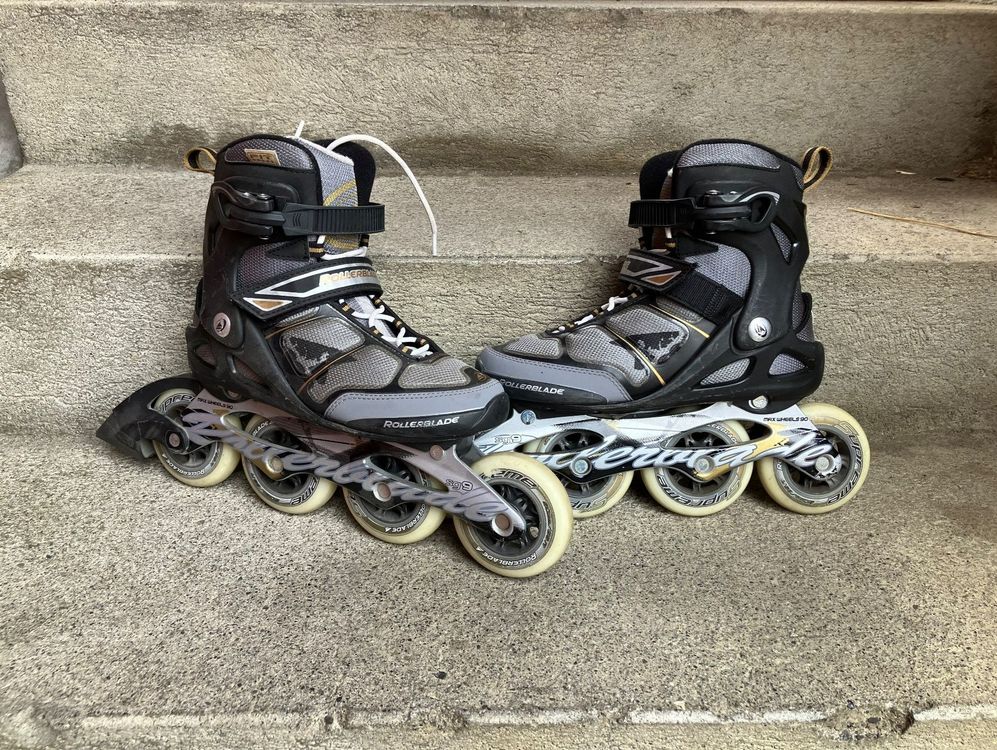 Rollerblade Boys Fury Inline Skate, Black/White, 230