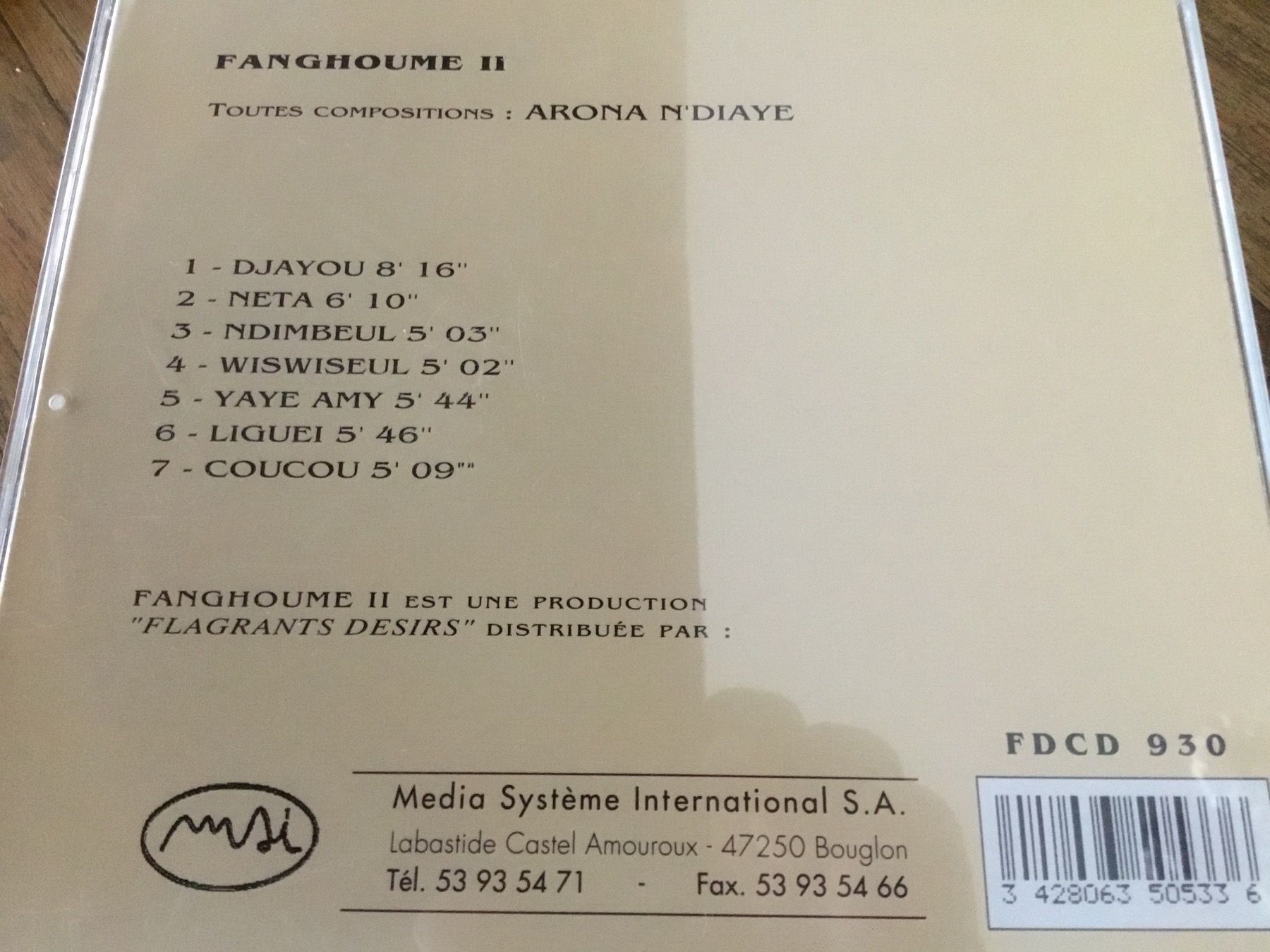 CD: Fanghoume ll – Usato da Thierachern venduto da sweden08 1