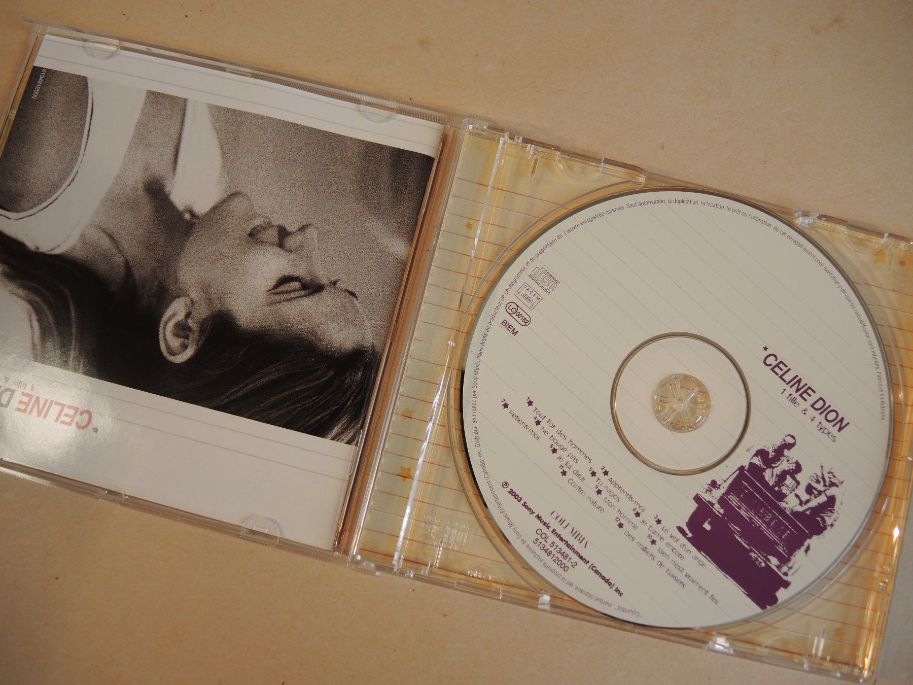 CD: Celine Dion - 1 fille & 4 types CD – Usato da Rorschach venduto da maeck8 1