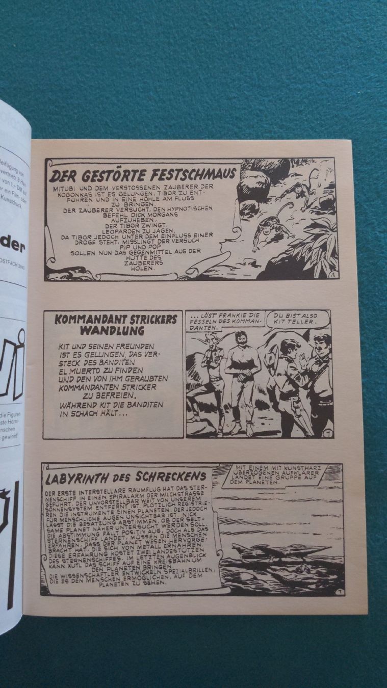 Fumetti: Piccolo Grossband Comic Hethke 84 Tibor, Kit, Nick – Usato da Niederscherli venduto da Mon_Art 2