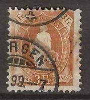 CH072a - Helvetia debout 72a obl.