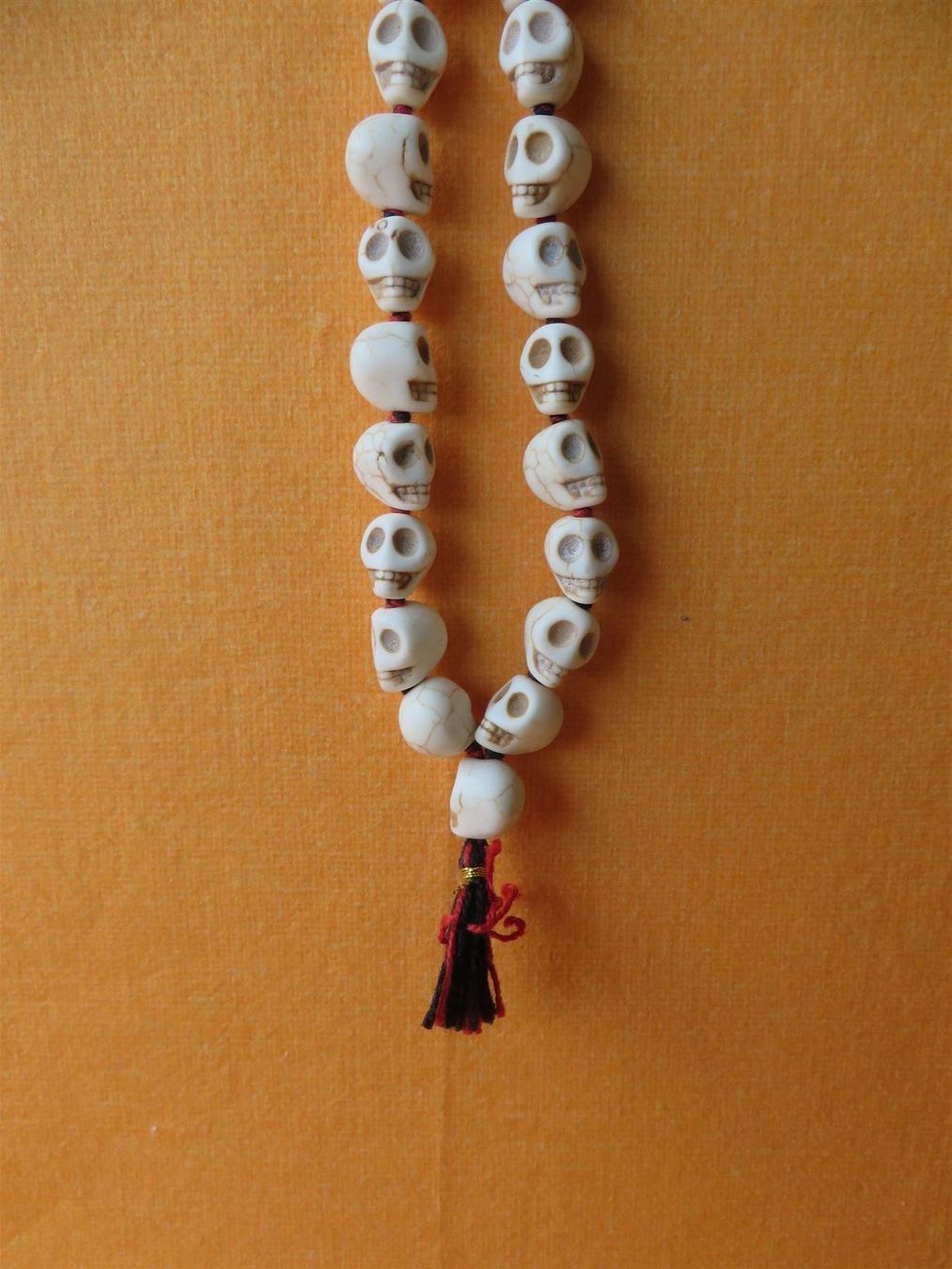 Ketten: Tibet Scull Mala - Totenkopf Kette /b – Neu (gemäss Beschreibung) aus Basel von Shankar 3