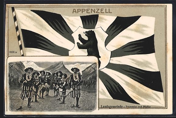 Cartes postales: Appenzell, Landsgemeinde, Trommler und P – D'occasion à Berlin par bartko-reher