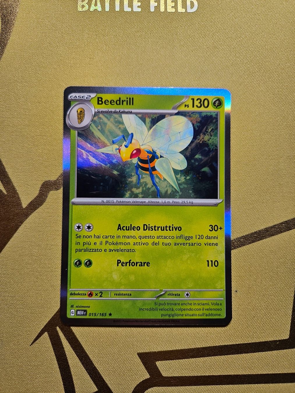 Pokémon Carte collezionabili: 151 - Beedrill – Usato da Bellinzona venduto da Pokemarco