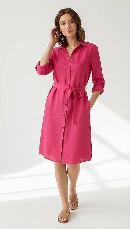 Kleider: Lawrence Grey Pinkes Hemdkleid L – Gebraucht aus Zürich von ale_xxz7