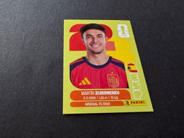 Panini FIFA Fussball WM 2026 Sticker Martin Zubimendi ESP 9