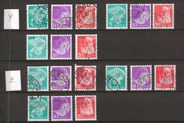 1935-43 : alle 6 Serien Portofreiheit Nr. 14 - 16 : KP 515.-
