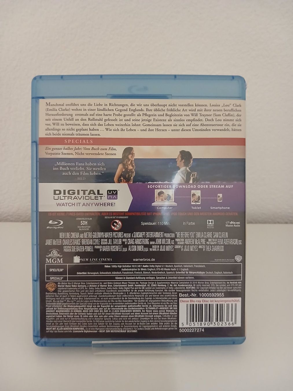 Tutti i DVDs: Ein ganzes halbes Jahr – Usato da St. Margrethen SG venduto da SamusAran 1