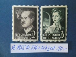 FL 1955 Nr. 276-277 gestempelt