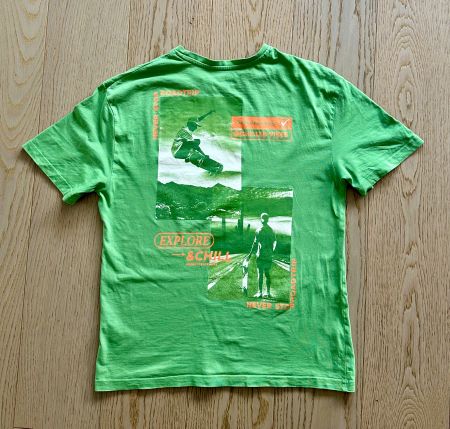 Jungen T-Shirt Gr. 158 mit coolem Print - Zustand sehr gut!