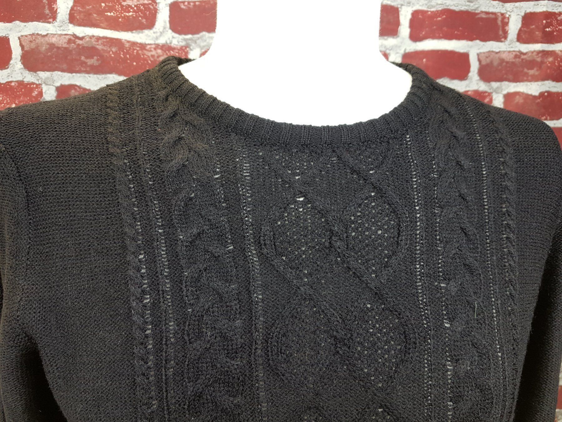 Pullover & Sweatshirts: Strickpullover Zopfmuster schwarz Gr. L – Neu und originalverpackt aus Seuzach von VT-Collections1 2