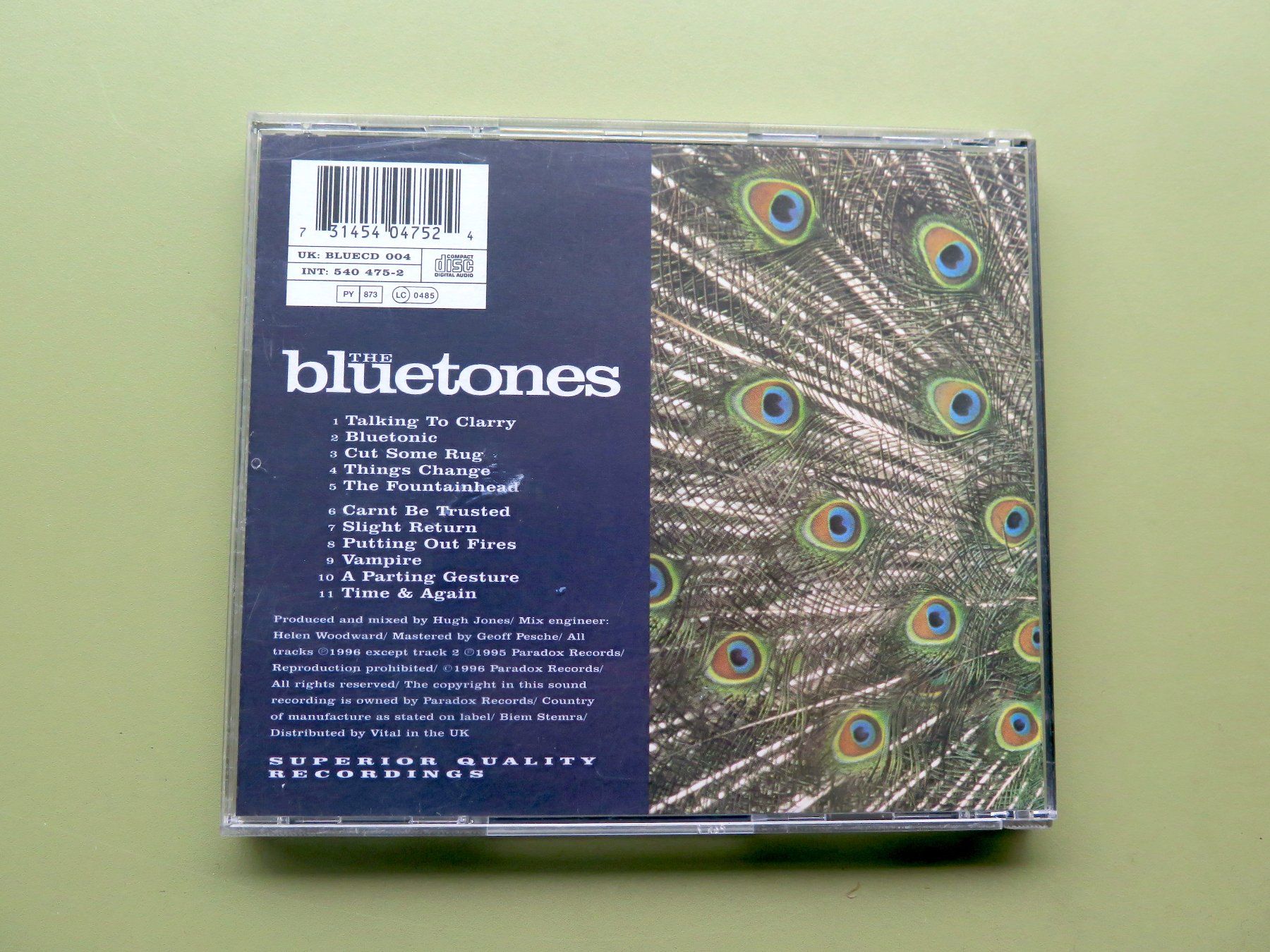 CDs: (p) CD THE BLUETONES: Expecting to fly, 1996 – Gebraucht aus Bern von Balzamico 1
