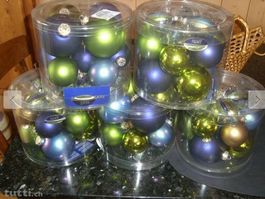 Christbaumschmuck - Kugeln mundgeblasen