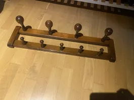 Wand Garderobe Holz 