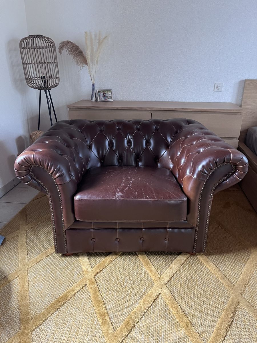 Chesterfield Sessel: Chesterfield Sessel – Gebraucht aus Blauen von _Jimmy_