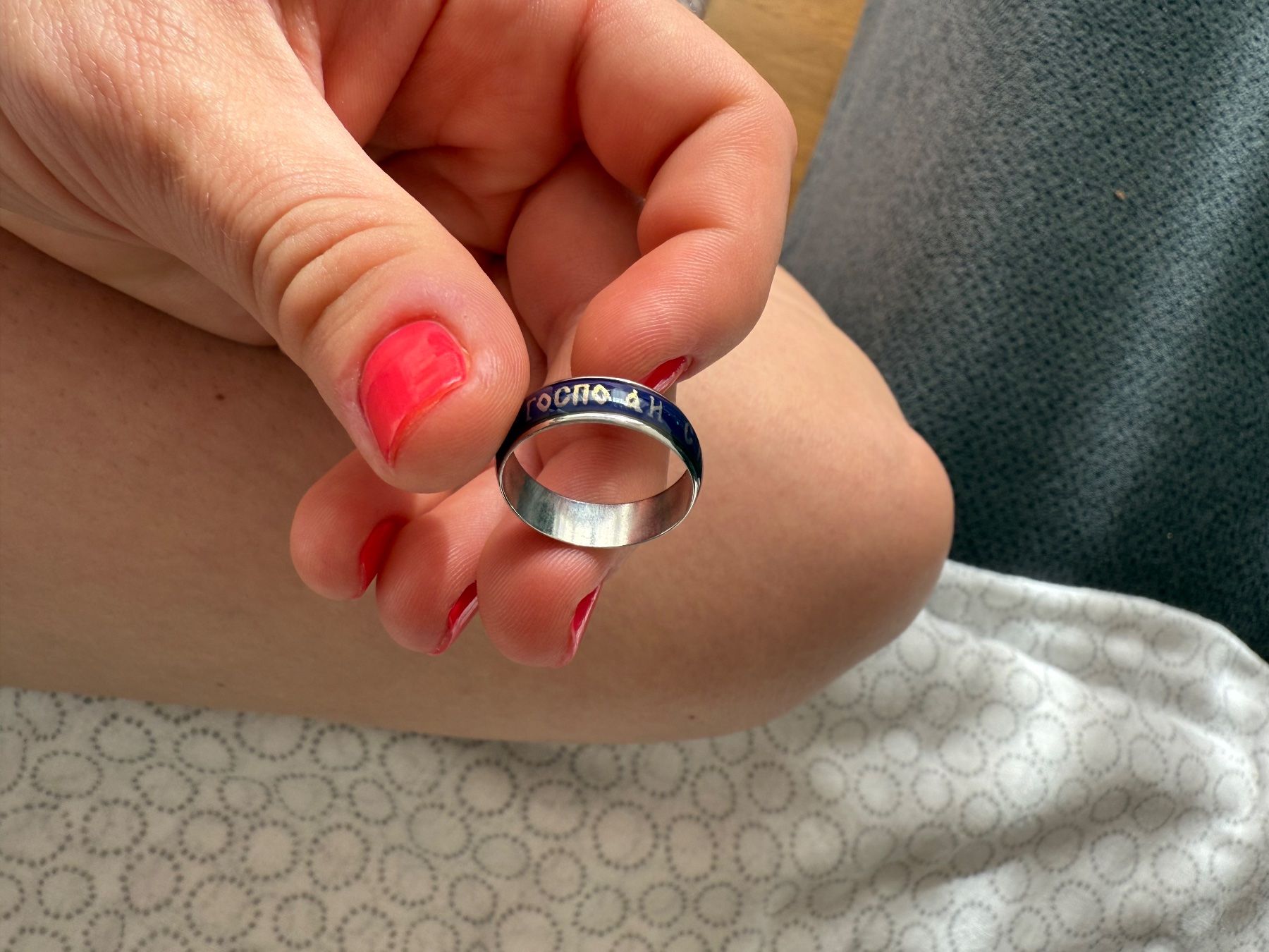 Ringe: Vintage Silberring mit blauer Emaille – Neu und originalverpackt aus Riehen von edu_92w7 2
