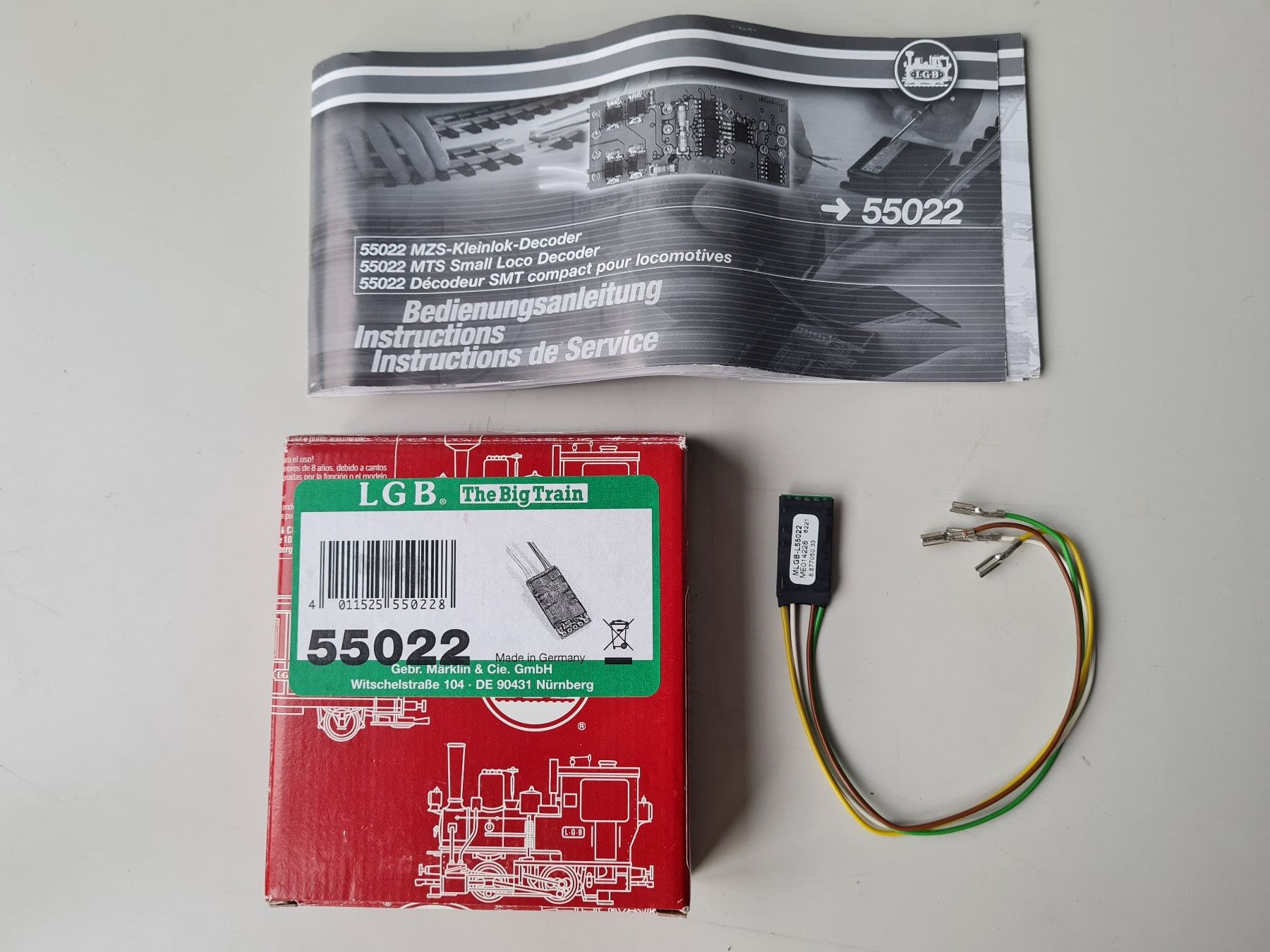 LGB Modellini di ferrovie: LGB Spur G - 55022 MZS - Kleinlok-Decoder – Nuovo e nell'imballaggio originale da Zollikofen venduto da Trina02