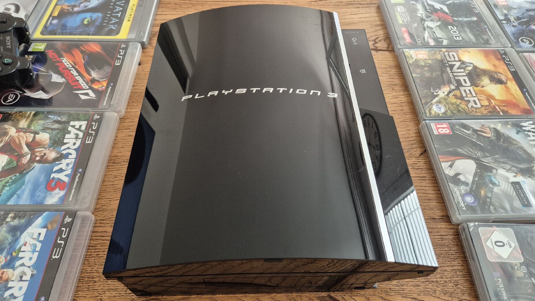 Sony Console: Sony PlayStation 3 + Original Controller + 14 Spiele – Usato da Au SG venduto da KonsoleWerk 5