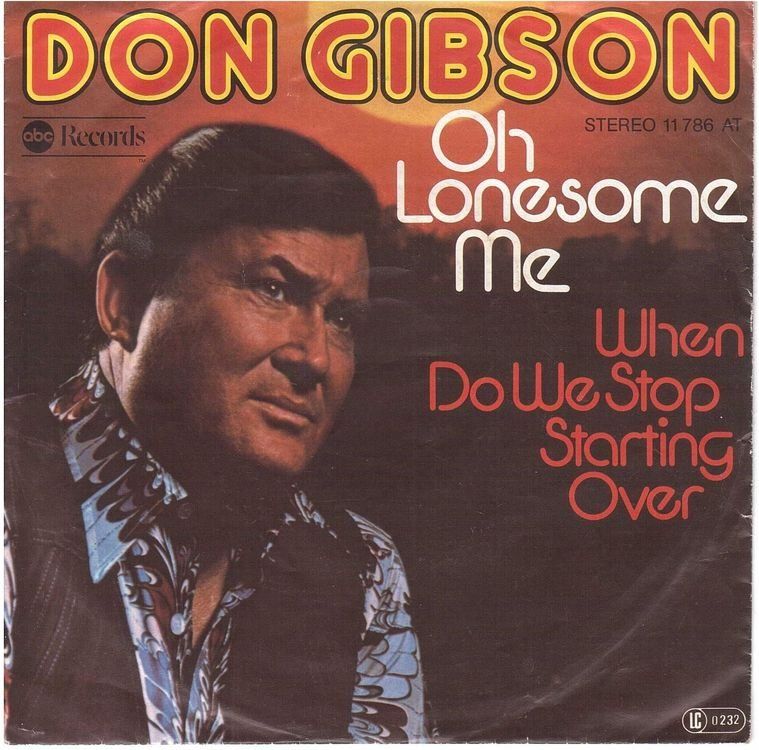 Dischi in vinile: Don Gibson  --  Oh lonesome me  Single7 – Usato da Rheinau venduto da asteng