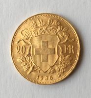 1935 20 Franken Golodvreneli ohne L *RAR*